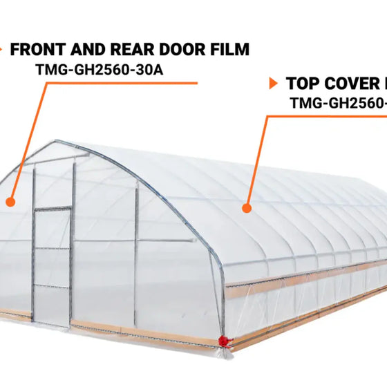 TMG-GH2560-30 Top cover (6 Mil clear EVA plastic film)