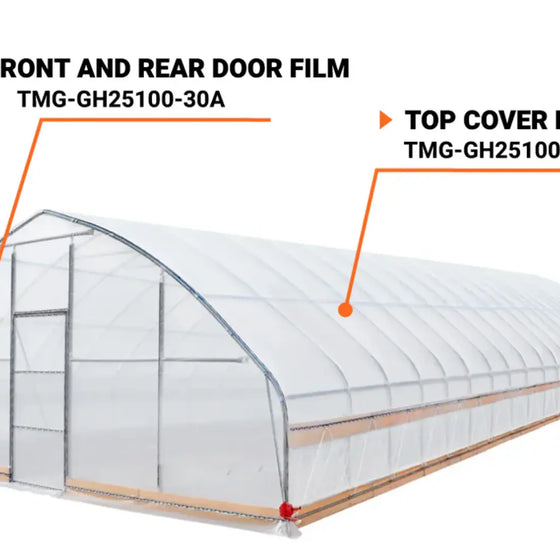 TMG-GH25100-30 Top cover (6 Mil clear EVA plastic film)
