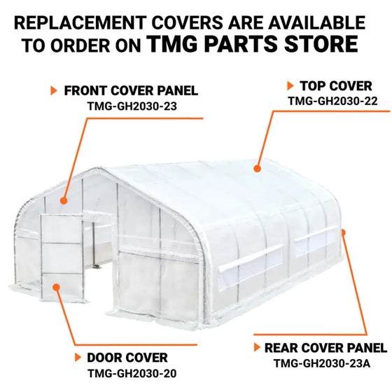 TMG-GH2030-20/23 Front panel cover(includes door cover GH2030-20)
