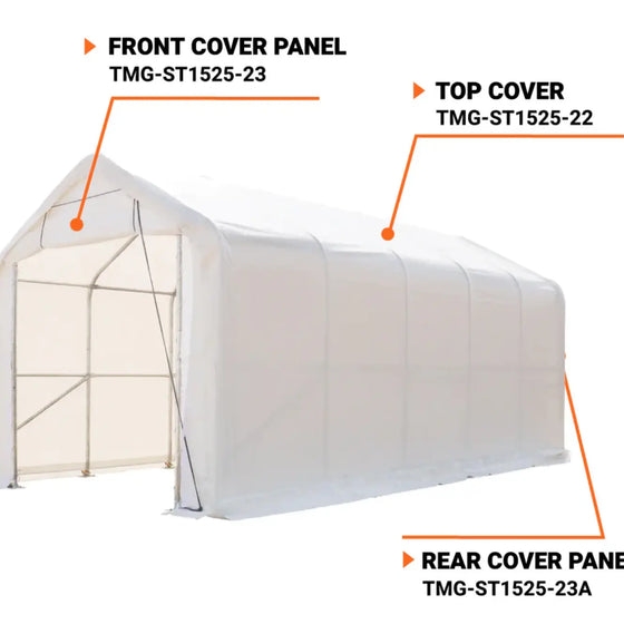 TMG-ST1525-(23+23A) Front and rear end wall combo kit PVC450