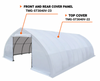 TMG-ST3040V-23 End wall cover (17oz PVC tarp)