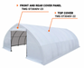 TMG-ST3040V-23 End wall cover (17oz PVC tarp)