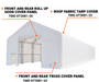 TMG-DT3081-33 Roof top cover, 32oz PVC900 (upgraded)