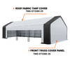 TMG-DT3380-30 End wall cover panel, 32oz PVC900 (upgraded)