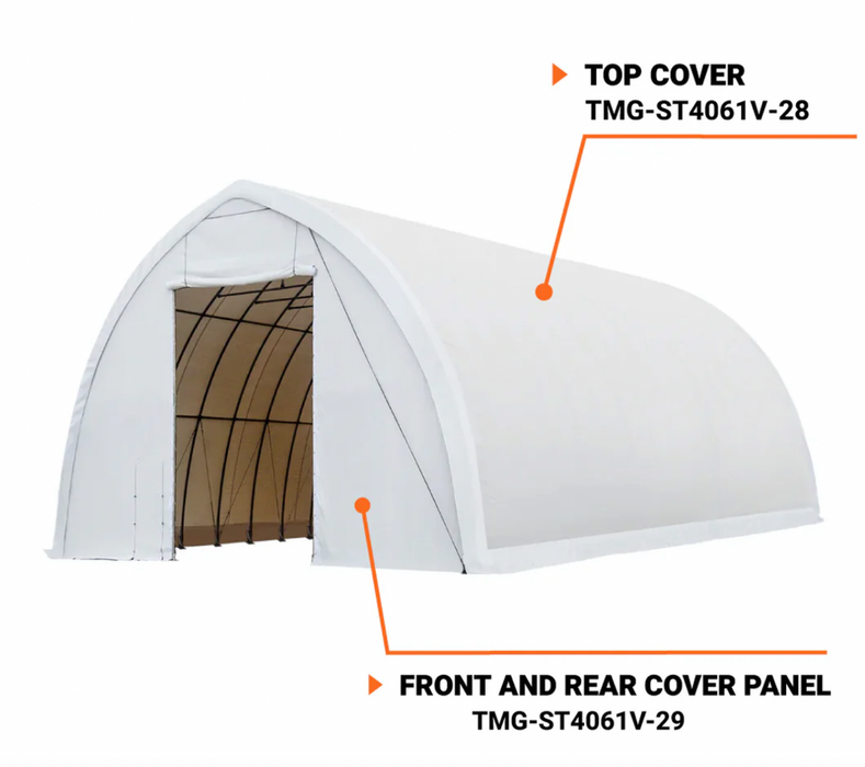 TMG-ST4061V-28 Top cover (17oz PVC tarp)