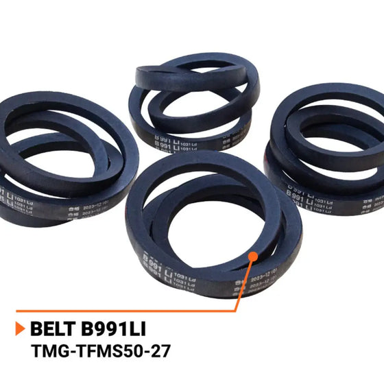 TMG-TFM60/68/72-26 Belt B991Li, Pack of 8, Work with TMG-TFMS50/60/72-27 and TMG-TFMO50/60/70-48 TMG-Parts