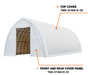 TMG-ST4061E-29 End wall cover (11oz PE tarp)