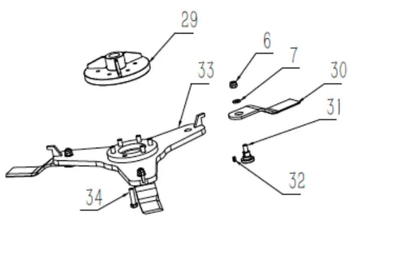 TMG-SBC42-30 Cutting Blades, Pack of 3, Hardware Included