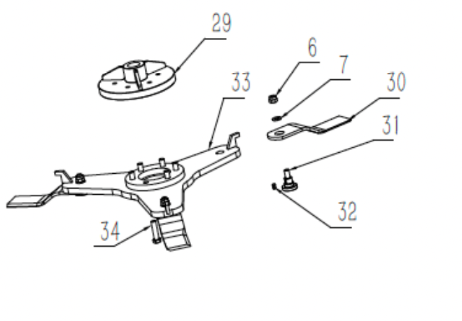TMG-SBC42-30 Cutting Blades, Pack of 3, Hardware Included