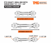 TMG-080A-800 PTO Shaft for TMG-TMB55, TMG-TMB70