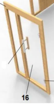 TMG-LSN10-16 GLASS DOOR
