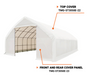 TMG-ST3050E-23 End wall cover (11oz PE tarp)