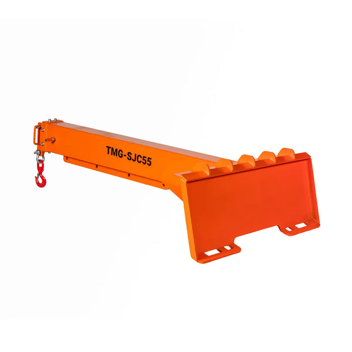 TMG-SJC55 skid steer jib crane, 5000 lb capacity, 72”-120” boom
