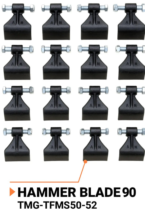 TMG-TFM60/68/72-62-P/16 Hammer T Blades, Pack of 16 Sets, Hardware Included TMG-Parts