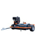 TMG Industrial 40” ATV Tow-Behind Offset Flail Mower, Briggs & Stratton 13.5 HP Engine, Adjustable Mowing Height, 15” Cut Capacity, TMG-AFM40