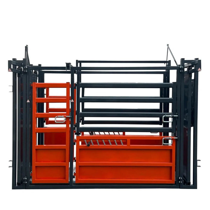 Chute Rack TMG 3 m Cattle Work Chute, 2040 kg Weight Scale, Side Exit – TMG ...
