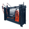3 m (10′) Squeeze Cattle Work Chute, 2040 kg (4500 lb) Weight Scale, Side Exit, Side Squeeze, LCD Weight Display, TMG‑CSC11