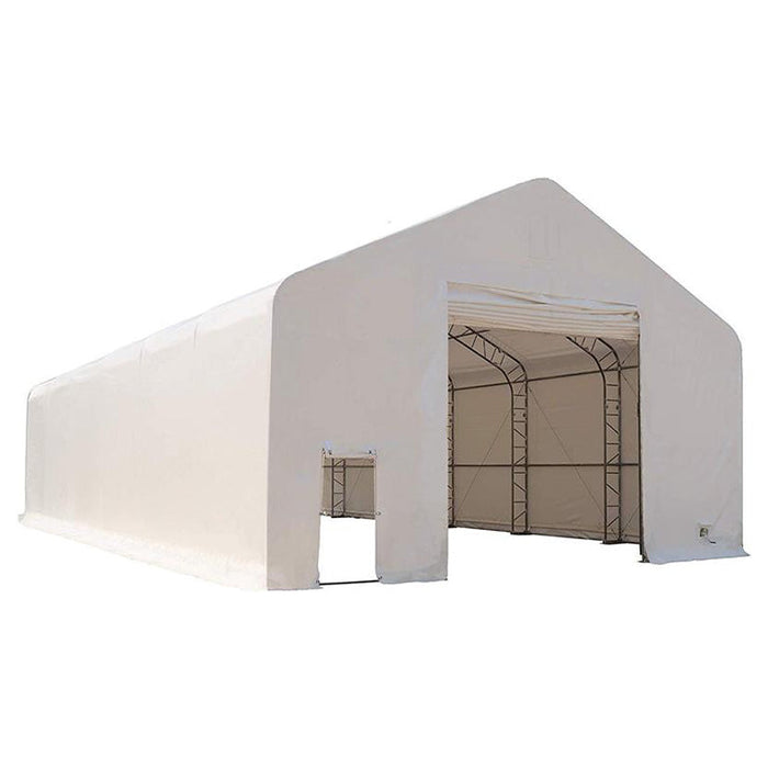 30' x 60' Dual Truss Prefab Shelter with Heavy Duty 17oz PVC Fabric