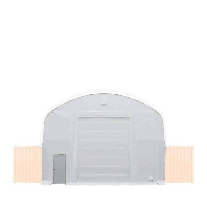 TMG Industrial Front End Wall Kit, Compatible with TMG-DT3020C and DT3040C container shelters installed with the standard height containers (8’6”), TMG-DT30FW8V