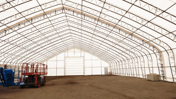 80’ x 200’ Dual Truss Shelter. 2024, Kitchener, ON, Canada.