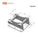 TMG Industrial 32" Excavator Brush Flail Mower, 3 to 5-ton Carrier, 10-16 GPM, TMG-EFM32