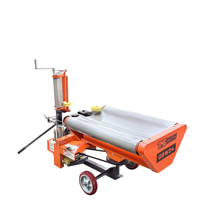 24" x 28" Bale Wrapper, 5.5 HP Gas Engine, Adjustable Film Layers, 20" - 24" Round Bales, TMG-GBW24 TMG Industrial CA