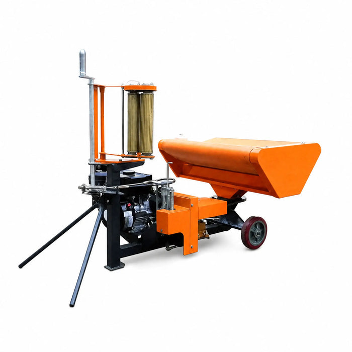 24" x 28" Bale Wrapper, 5.5 HP Gas Engine, Adjustable Film Layers, 20" - 24" Round Bales, TMG-GBW24 TMG Industrial CA