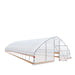 Rear three-quarter view showing open double doors and frame of Tunnel Greenhouse Grow Tent