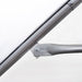 Detail of diagonal brace and welded bracket on Tunnel Greenhouse Grow Tent frame