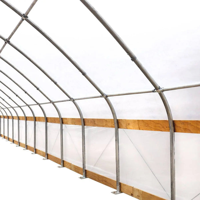 30' x 30' Commercial Tunnel Greenhouse with 6 Mil Clear Poly Covers and Roll-Up Sides TMG-GH3030-V2 (Previously GH3030) TMG Industrial CA
