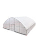 TMG-GH3030-V2 30' x 30' commercial tunnel greenhouse with 6 mil clear EVA poly cover and roll-up sides, view 22.