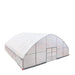 TMG-GH3030-V2 30' x 30' commercial tunnel greenhouse with 6 mil clear EVA poly cover and roll-up sides, view 24.