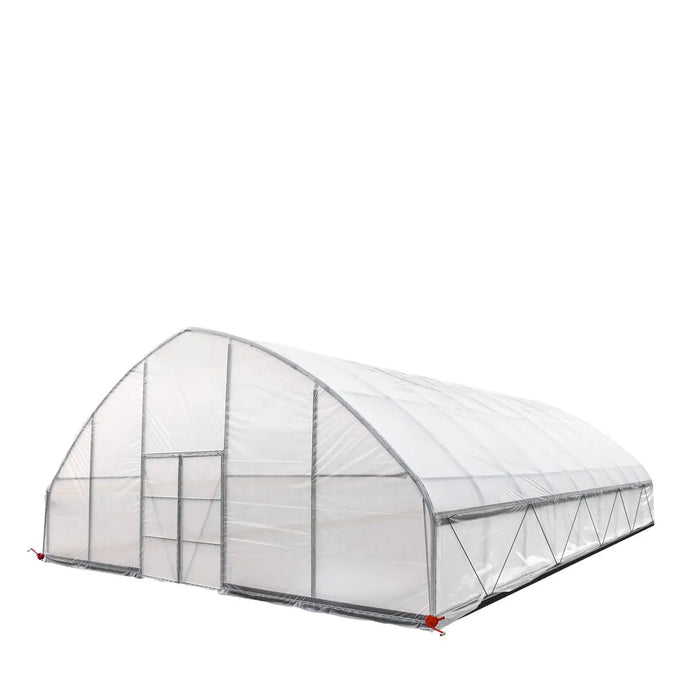 30' x 40' Commercial Tunnel Greenhouse with 6 Mil Clear Poly Covers and Roll-Up Sides TMG-GH3040-V2 (Previously GH3040) TMG Industrial CA