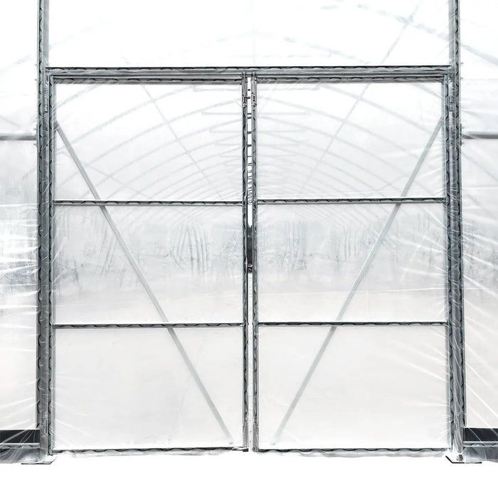 30' x 40' Commercial Tunnel Greenhouse with 6 Mil Clear Poly Covers and Roll-Up Sides TMG-GH3040-V2 (Previously GH3040) TMG Industrial CA