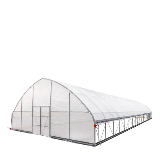 9 x 25 m Commercial Tunnel Greenhouse with 6 Mil Clear Poly Covers and Roll-Up Sides, TMG-GH3080-V2 (Previously GH3080) TMG Industrial Australia