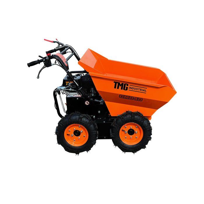 400 kg Wheeled Dumper, All-Wheel Drive, 196cc 6.5 HP Gas Engine, 3-Speed Transmission, TMG-GMD40 TMG Industrial CA
