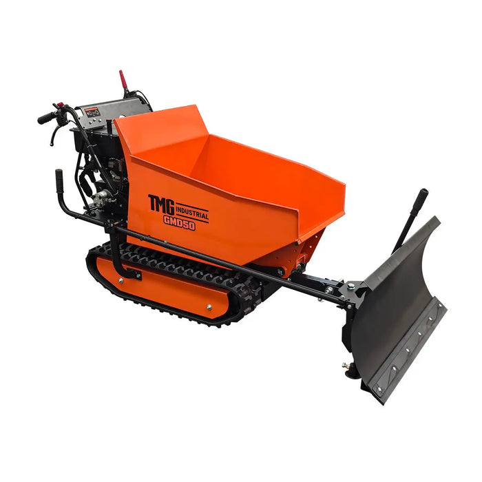 1,100 lb Tracked Dumper, Hydraulic Tipping, 196cc 6.5 HP Gas Engine, 3-Speed Transmission, TMG-GMD50 TMG Industrial CA