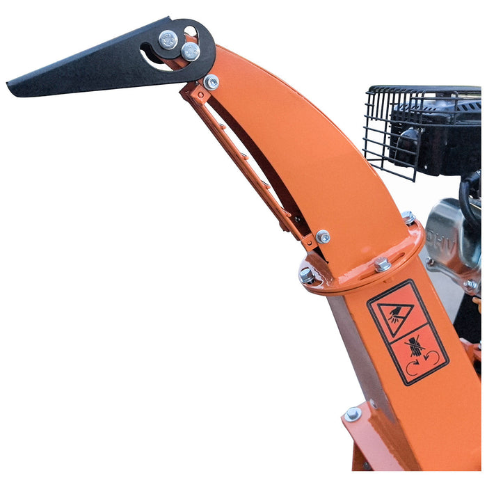 100 mm Wood Chipper with 6.5 HP Gas Engine, 150 mm Reversible Blades, 240 mm Rotor, TMG-GWC10L TMG Industrial CA