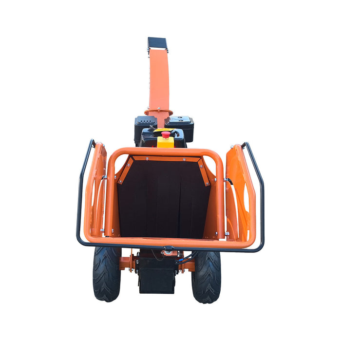 120 mm Wood Chipper with 14 HP Gas Engine, Electric Start, 50 mm Hitch Tow-Behind, TMG-GWC20L TMG Industrial CA