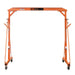 TMG Industrial 2200-lb Adjustable Height All-Steel Gantry Crane, Auto-Lock, 95” Min. Height, 142” Max. Height, Locking Swivel Casters, TMG-AGC11(Previously TMG-AGC10)