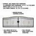 TMG-MG265P-1 Metal Gate 10'X7'