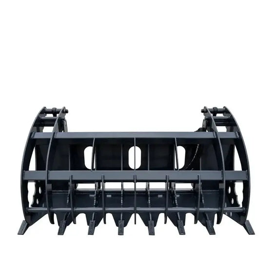 1.83 m Skid Steer Root Rake Clamshell Grapple, Universal Mount, 1.37 m Jaw Opening, 1360 kg Capacity, TMG-SRR75 TMG Industrial Australia