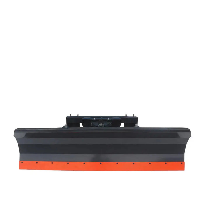 TMG Industrial 94” Skid Steer Dozer Blade/Snow Plow Pusher, 30° Left & Right, Bolt-On Cutting Edge, Adjustable Skid Shoes, Universal Quick Mount, TMG-DB94