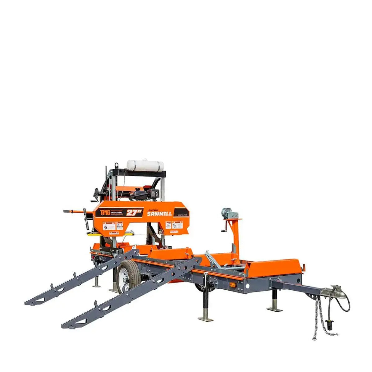 Loading Ramp Kit Wood Log Loading Ramp Kit for Sawmill Trailer PSM27, Mast/Boom, 178 cm Ramp ...