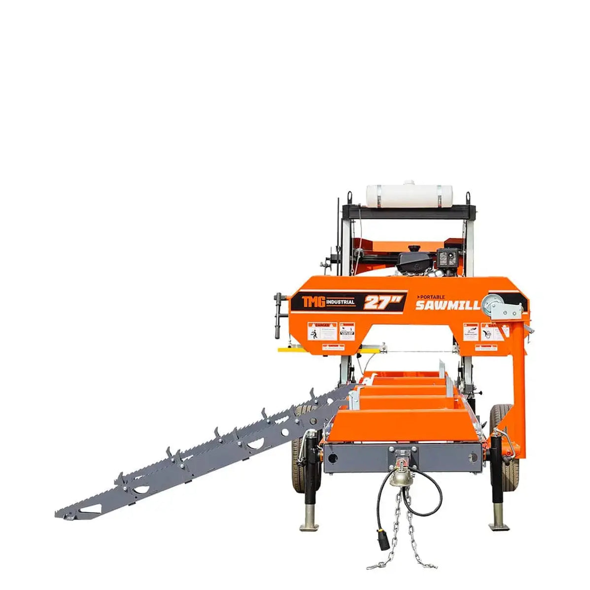 Log Loading Ramp Kit for Sawmill Trailer PSM27, Mast/Boom, 178 cm Ramp ...