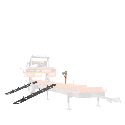 Log Loading/Rolling & Ramp Package for TMG-PSM30, 2-Speed 907 kg Winch, Mast/Boom, Receiver, 178 cm Ramp Length, 1724 kg Loading Capacity, 32-½’ Steel Cable, TMG-PSM30-Lramp TMG Industrial AU