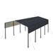 TMG Industrial 12’ x 20’ Metal Shed Carport with 8’ Open Sidewalls, TMG-MSC1220