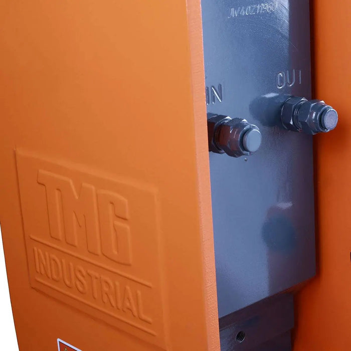 TMG Industrial Skid Steer Post Pounder, 8” Post Diameter, 700 Ft-lb Energy Class, 500-900 BPM Pounding Rate, TMG-PD700S