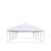 TMG Industrial 20' x 40' Heavy Duty Outdoor Party Tent, PE tarpaulin fabric, 6’6” Overhead, 10’ Peak Ceiling, TMG-PT2040A