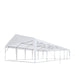 TMG Industrial 20' x 40' Heavy Duty Outdoor Party Tent, PE tarpaulin fabric, 6’6” Overhead, 10’ Peak Ceiling, TMG-PT2040A